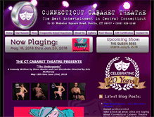 Tablet Screenshot of ctcabaret.com